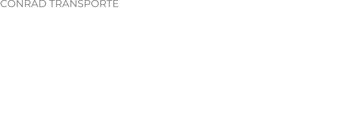 CONRAD TRANSPORTE 1985 begann die Geschichte von Conrad Transporte im Gterverkehr.   2011 erffneten wir eine Filiale Conrad France in 57720 EPPING (Moselle).  Mit Transporte durch ganz Europa, sowie im Nahverkehr war Conrad Transporte in den ersten Jahren unterwegs.  Nach und nach ergab sich der Transport von Baustoffen wie Beton, Kies, Sand und vieles mehr. Mittlerweile besteht die Conrad-Flotte aus mehr als 20 LKW und beliefert neben Deutschland auch Teiles Frankreichs.